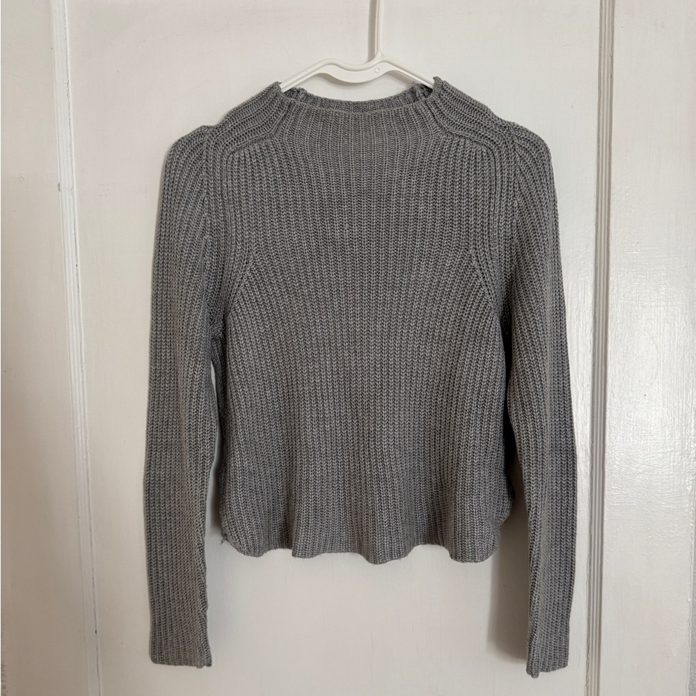 American Apparel Rib Knit Mockneck Sweater